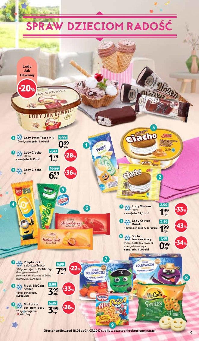 Gazetka promocyjna Tesco do 24/05/2017 str.9