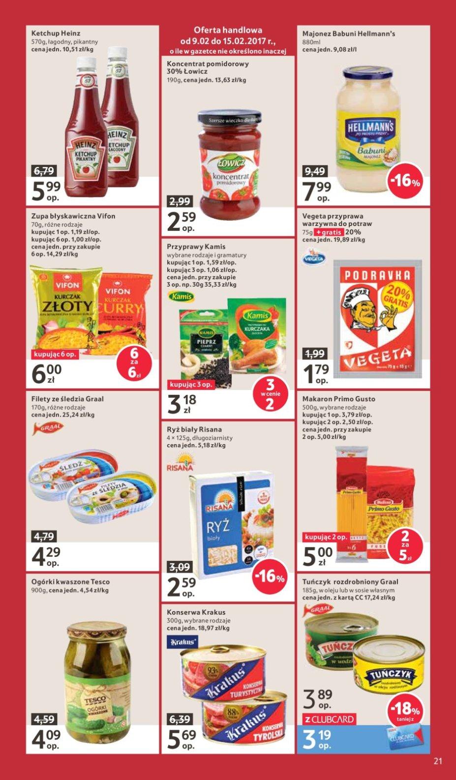 Gazetka promocyjna Tesco do 15/02/2017 str.21