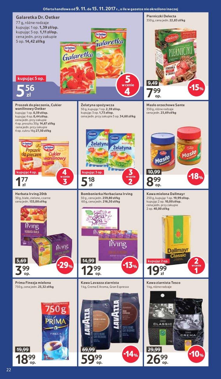 Gazetka promocyjna Tesco do 15/11/2017 str.22