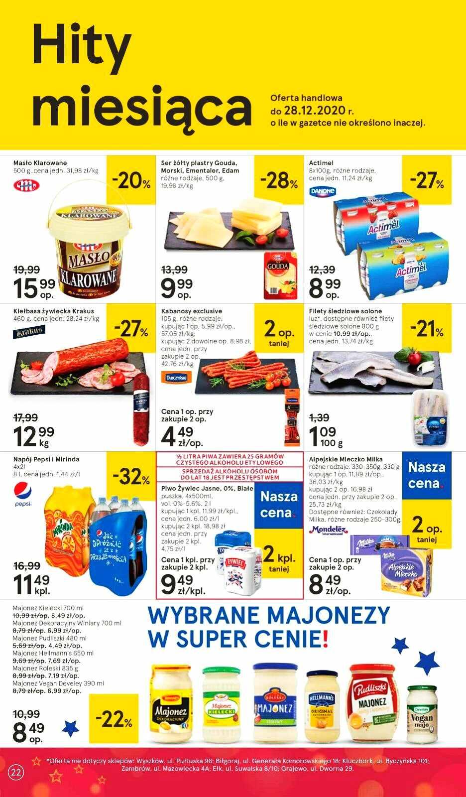 Gazetka promocyjna Tesco do 09/12/2020 str.22