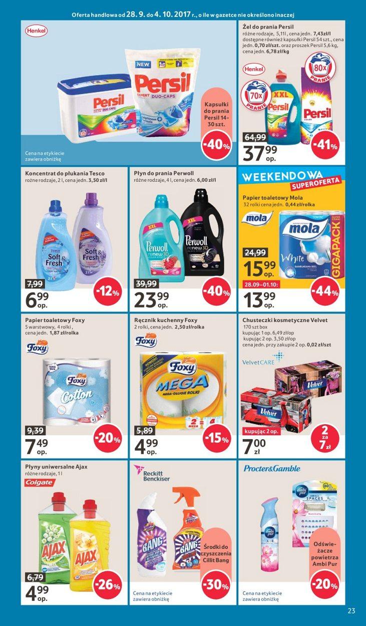 Gazetka promocyjna Tesco do 04/10/2017 str.23