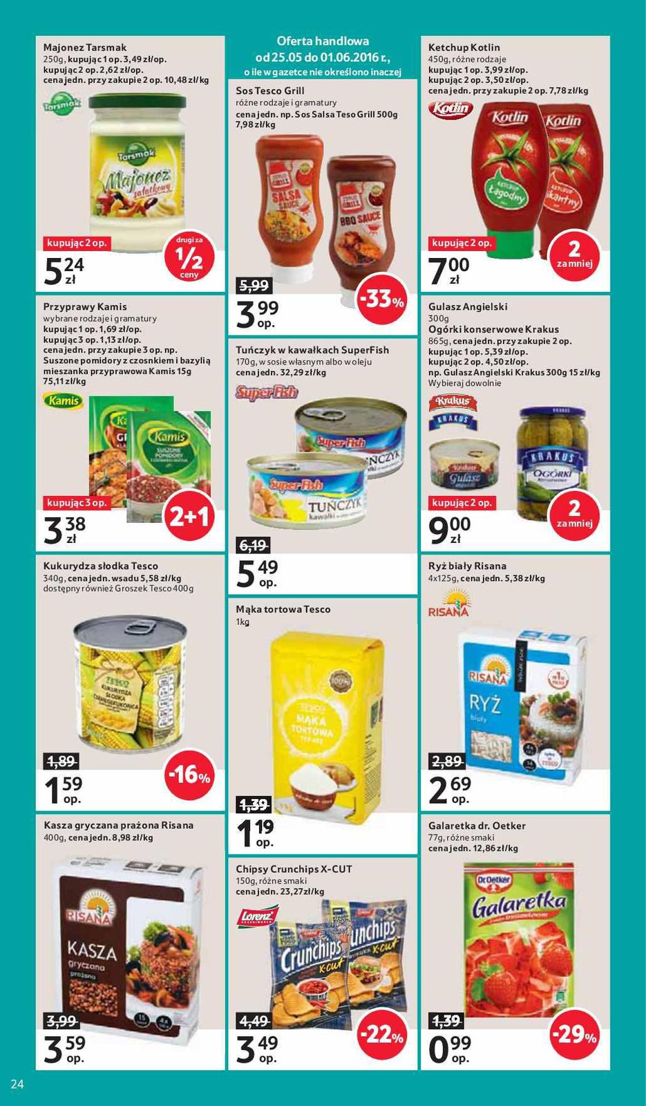 Gazetka promocyjna Tesco do 01/06/2016 str.24