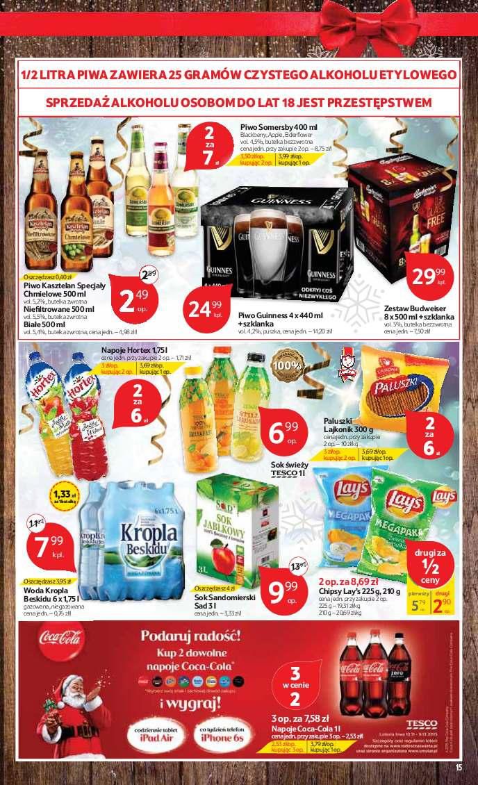 Gazetka promocyjna Tesco do 02/12/2015 str.15