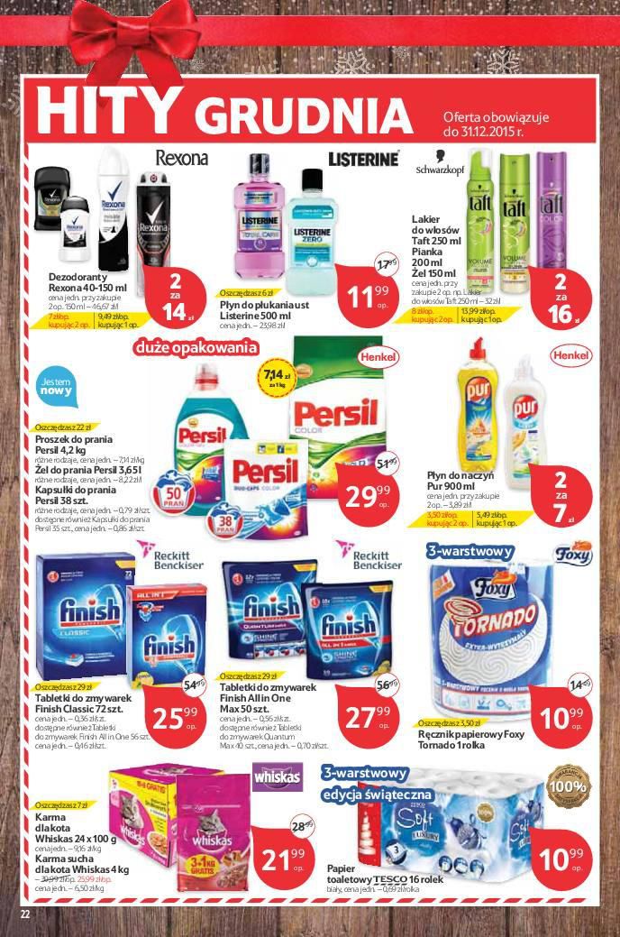 Gazetka promocyjna Tesco do 16/12/2015 str.23