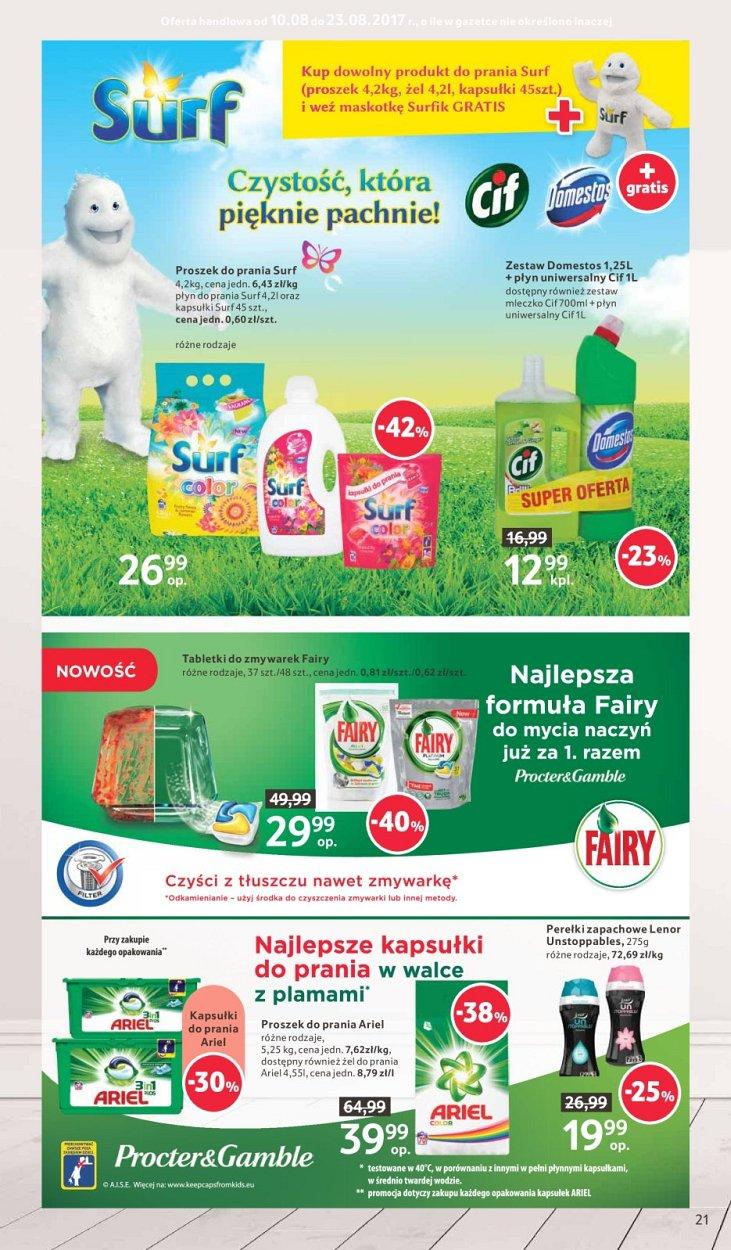 Gazetka promocyjna Tesco do 16/08/2017 str.21