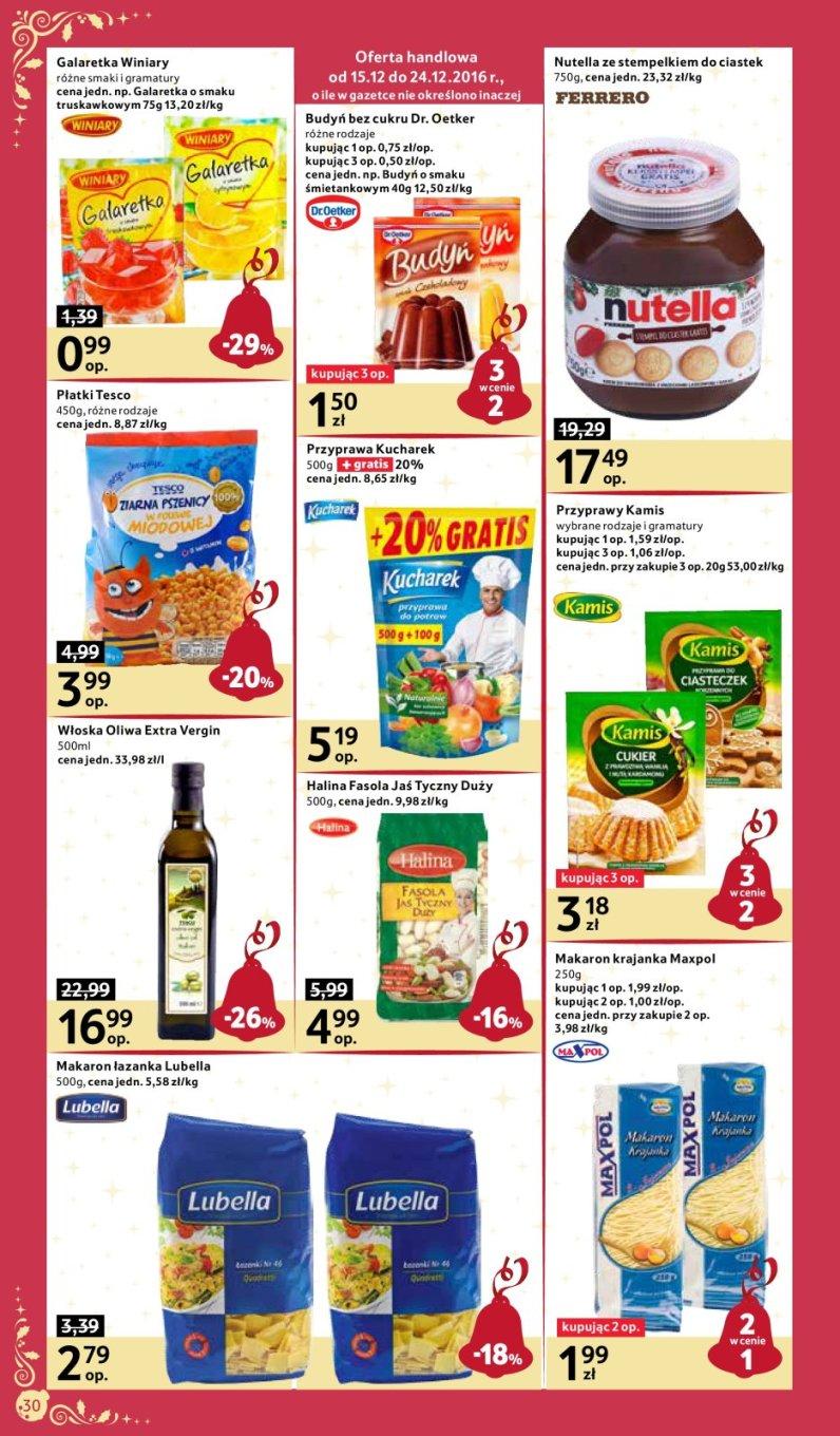 Gazetka promocyjna Tesco do 24/12/2016 str.30