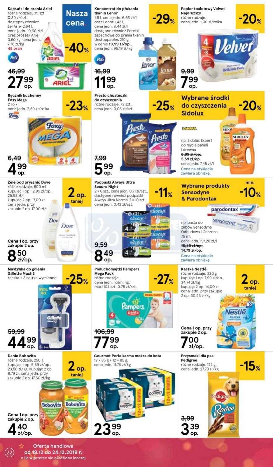 Gazetka promocyjna Tesco do 24/12/2019 str.22