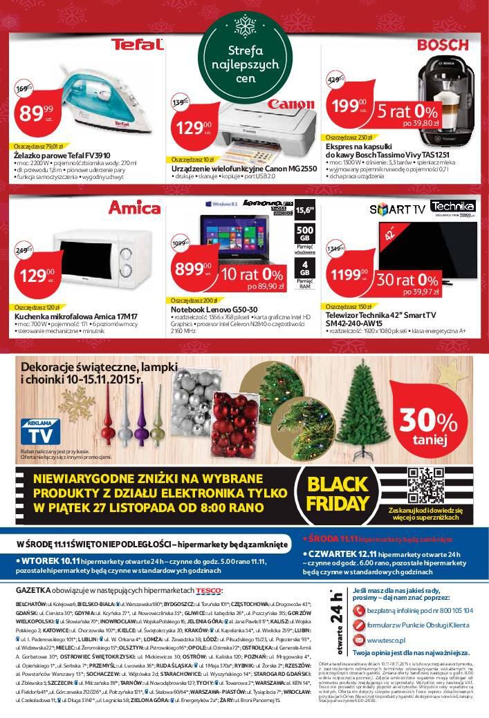 Gazetka promocyjna Tesco do 18/11/2015 str.29