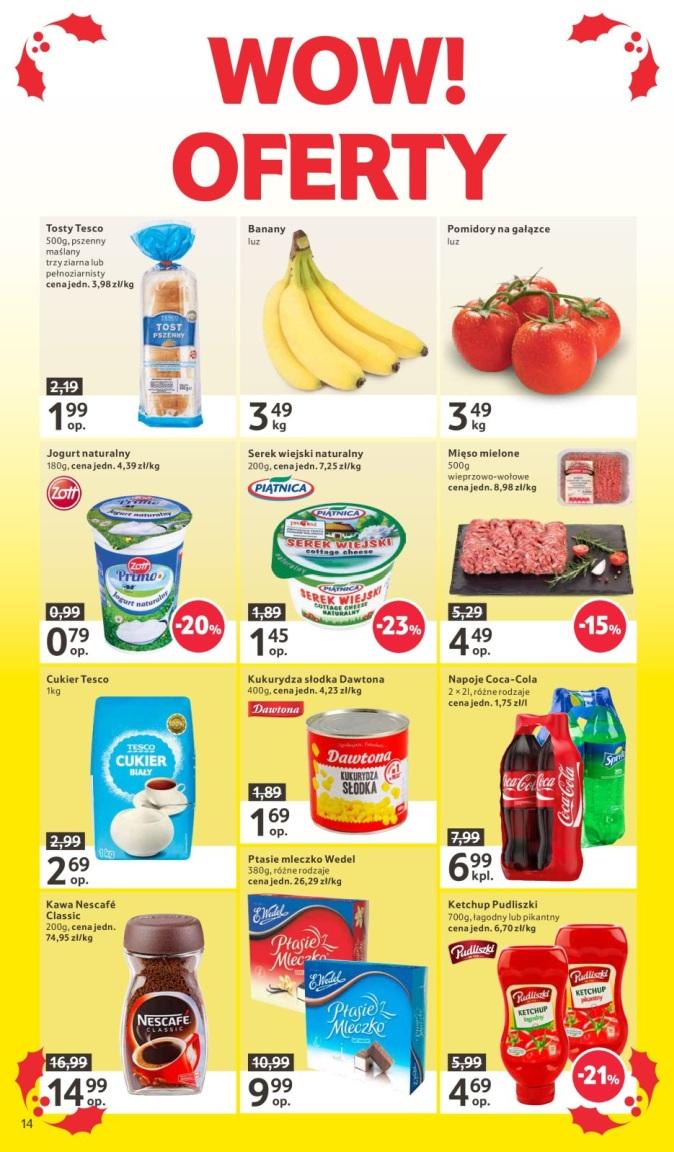 Gazetka promocyjna Tesco do 11/01/2017 str.14