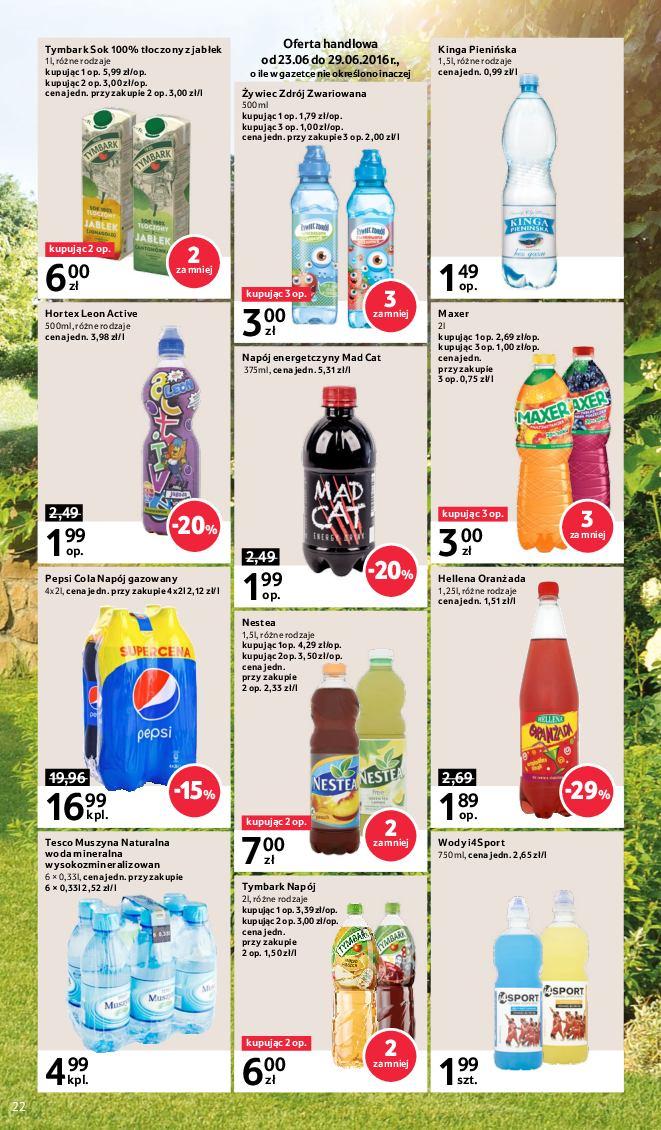 Gazetka promocyjna Tesco do 29/06/2016 str.22