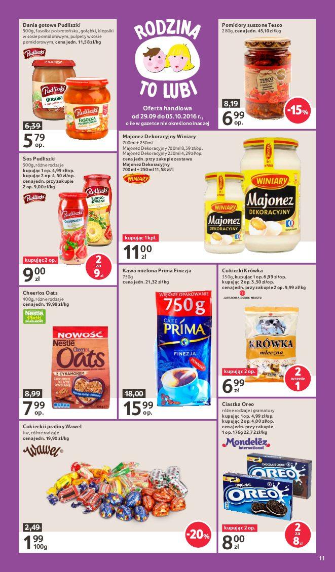 Gazetka promocyjna Tesco do 05/10/2016 str.11