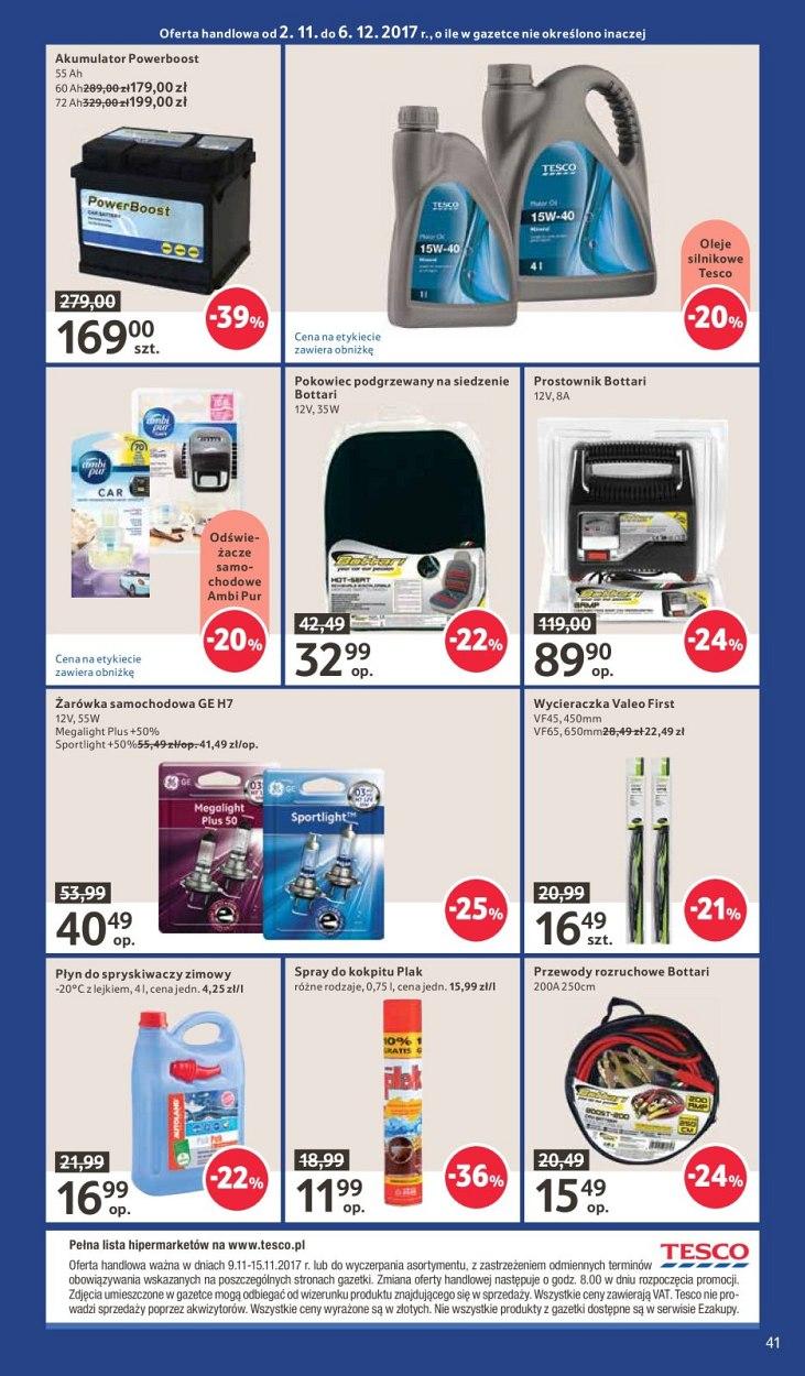 Gazetka promocyjna Tesco do 15/11/2017 str.41