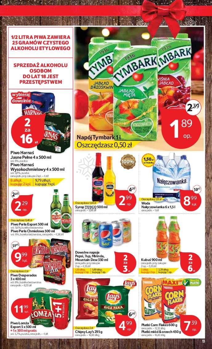 Gazetka promocyjna Tesco do 09/12/2015 str.13