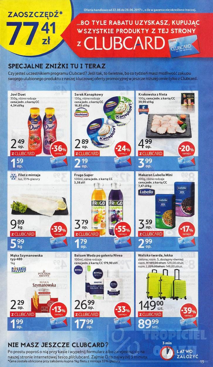 Gazetka promocyjna Tesco do 28/06/2017 str.13