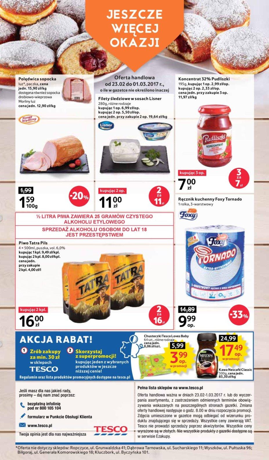 Gazetka promocyjna Tesco do 01/03/2017 str.16