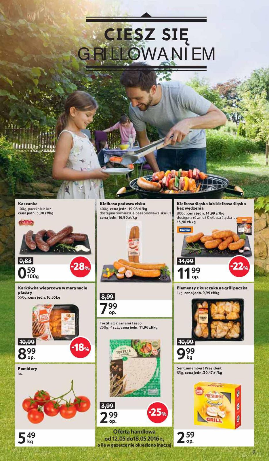 Gazetka promocyjna Tesco do 18/05/2016 str.9