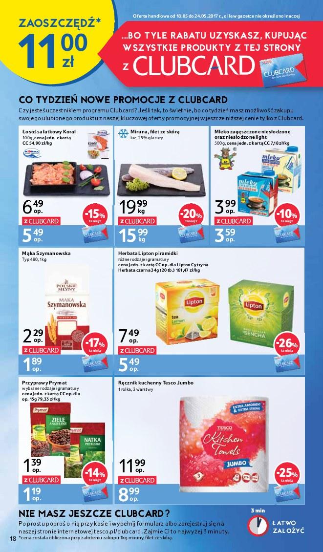 Gazetka promocyjna Tesco do 24/05/2017 str.18