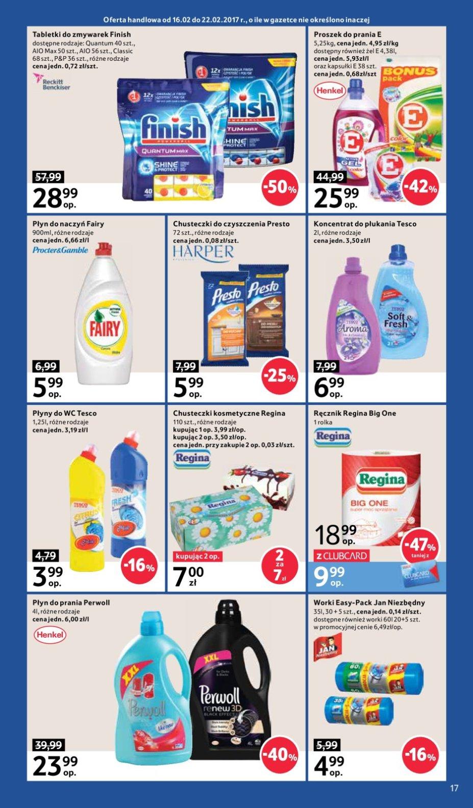 Gazetka promocyjna Tesco do 22/02/2017 str.17