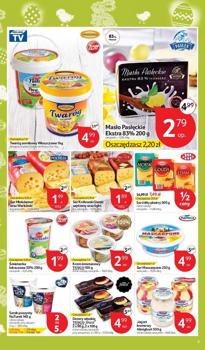 Gazetka promocyjna Tesco do 26/03/2016 str.5