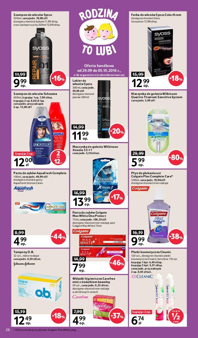 Gazetka promocyjna Tesco do 05/10/2016 str.26