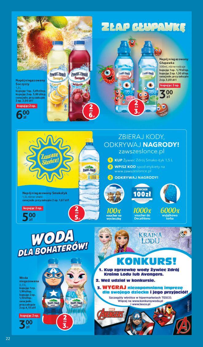 Gazetka promocyjna Tesco do 24/08/2016 str.22