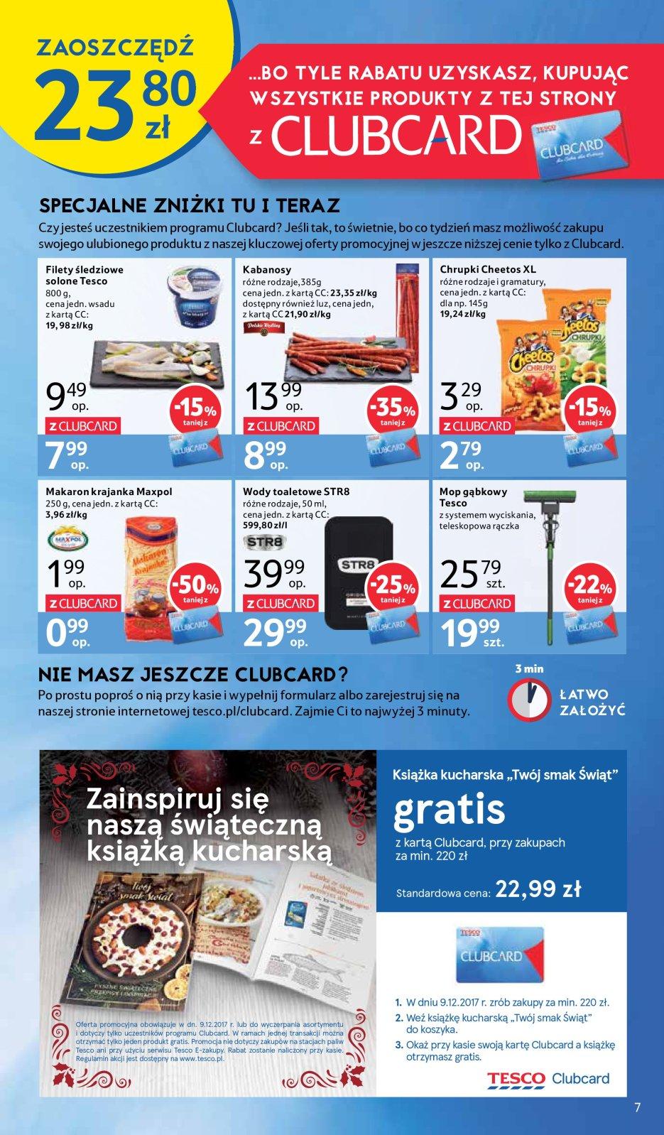 Gazetka promocyjna Tesco do 13/12/2017 str.7