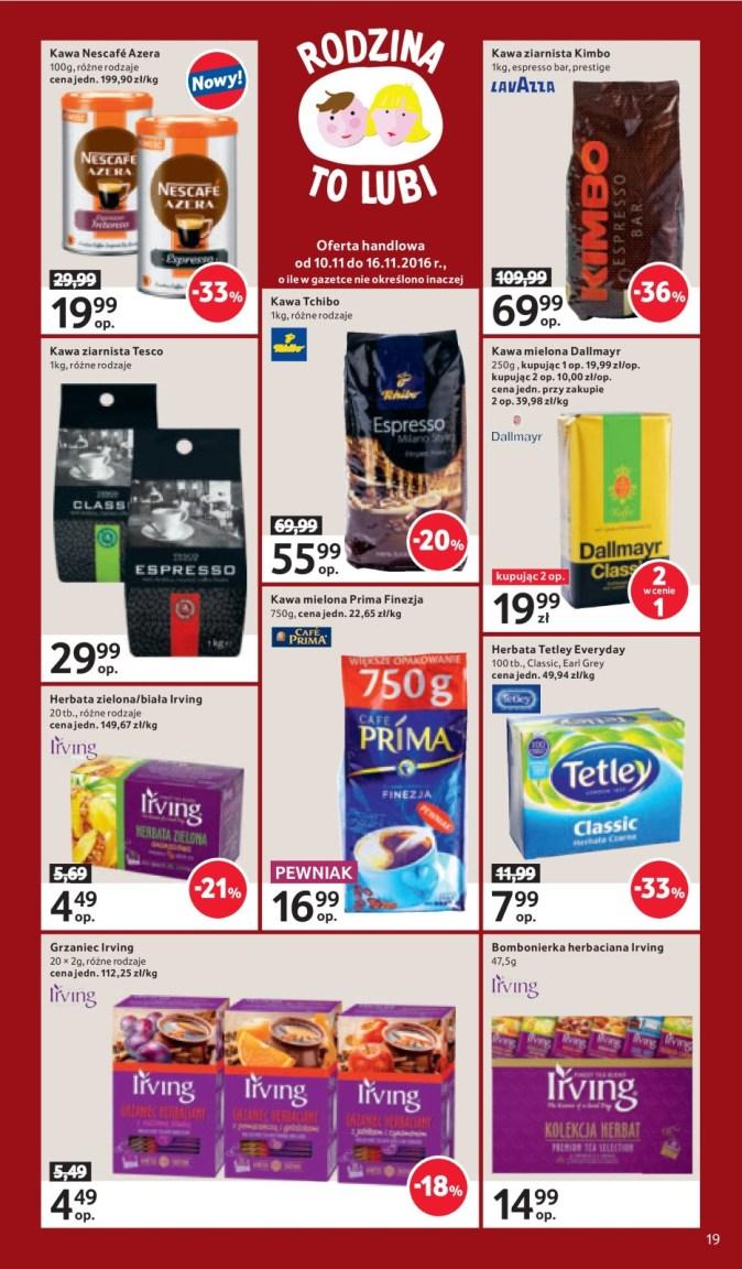 Gazetka promocyjna Tesco do 16/11/2016 str.19