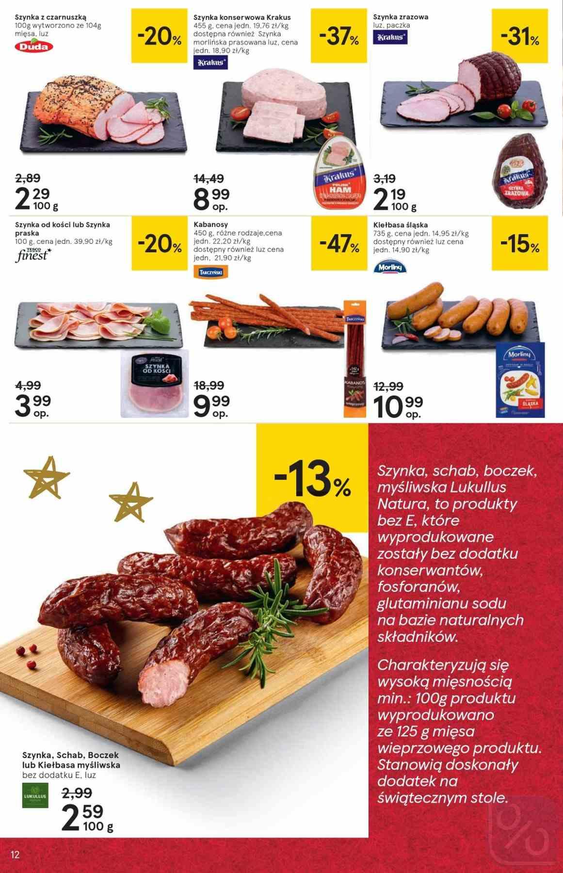 Gazetka promocyjna Tesco do 02/01/2019 str.12