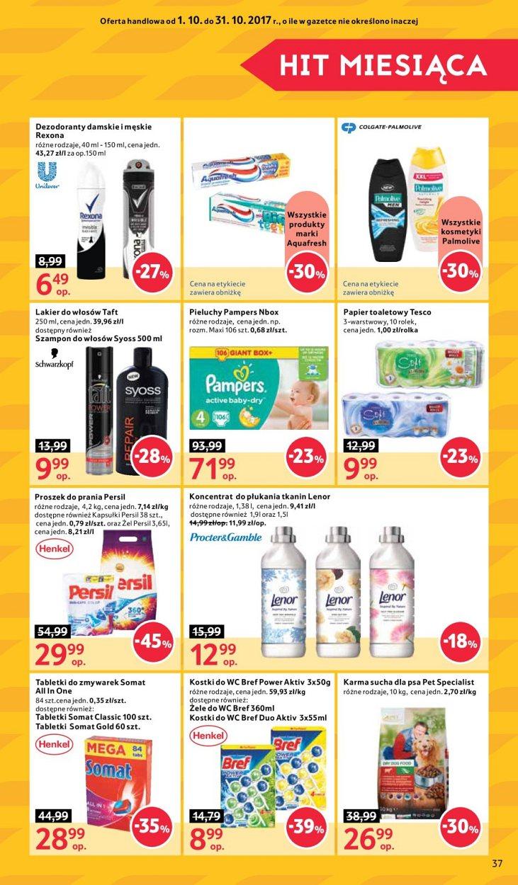 Gazetka promocyjna Tesco do 11/10/2017 str.37