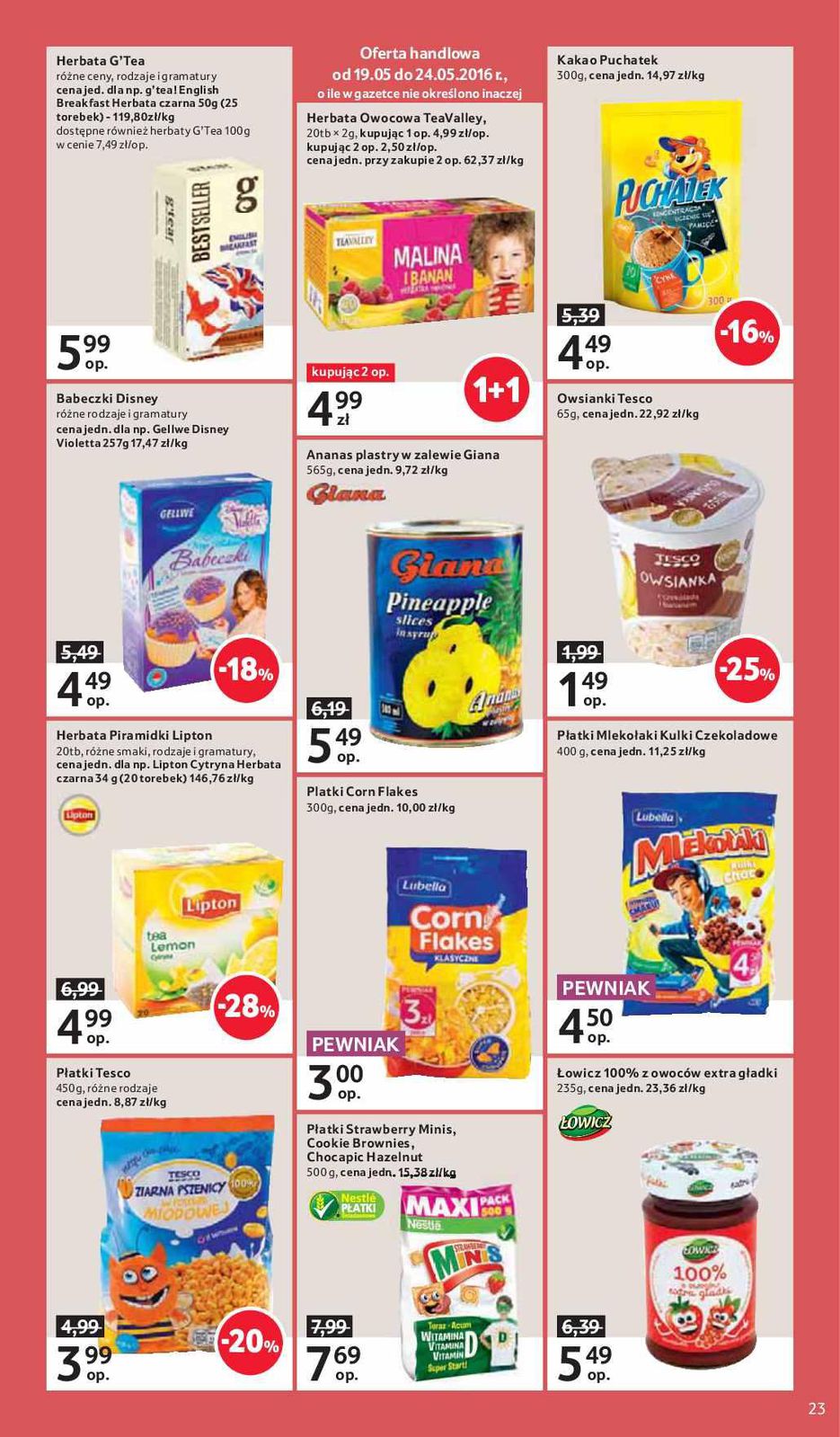 Gazetka promocyjna Tesco do 24/05/2016 str.23