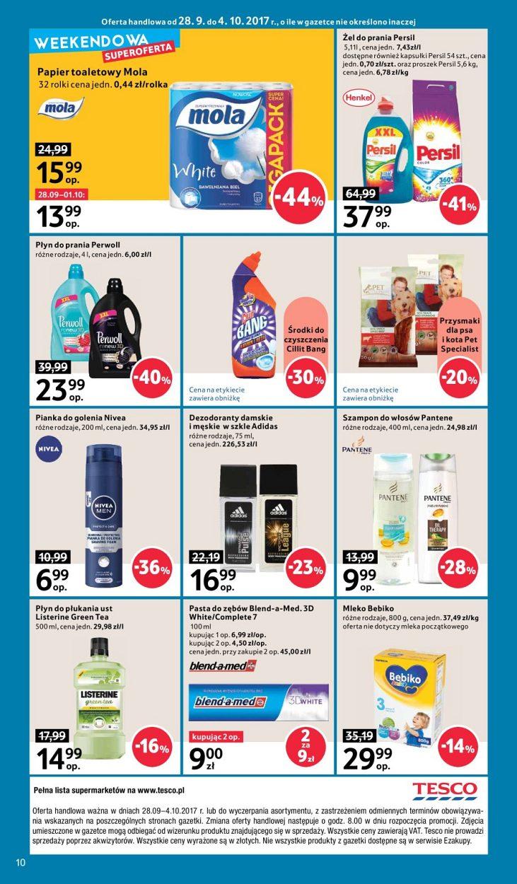 Gazetka promocyjna Tesco do 04/10/2017 str.10