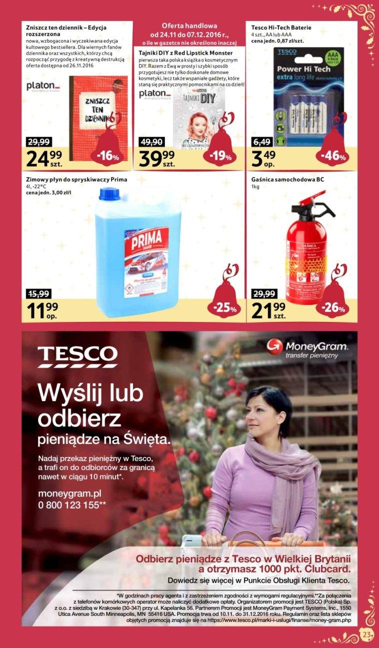 Gazetka promocyjna Tesco do 30/11/2016 str.23