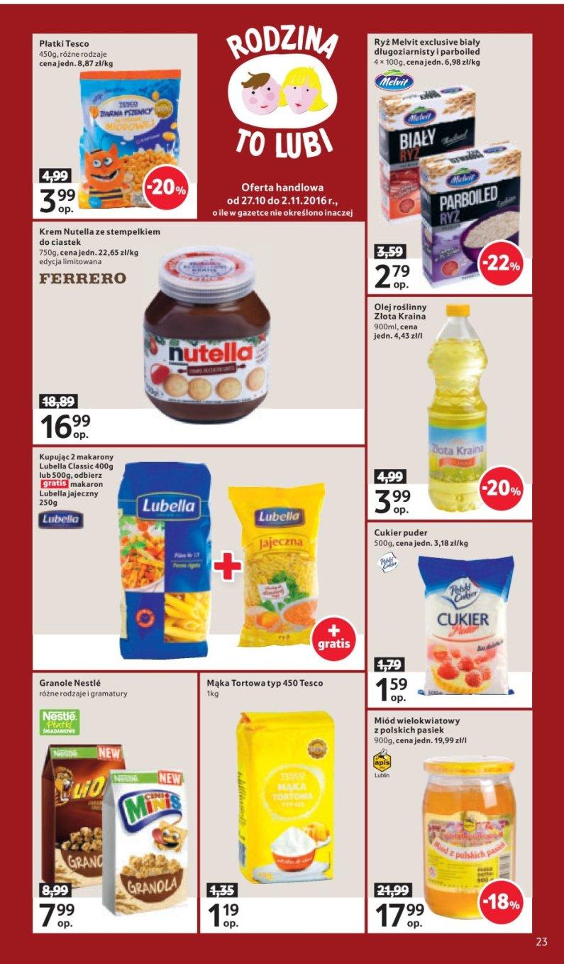 Gazetka promocyjna Tesco do 02/11/2016 str.23