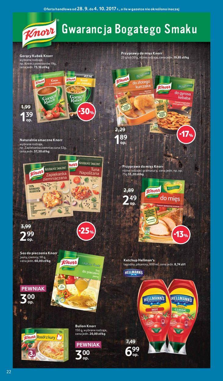 Gazetka promocyjna Tesco do 04/10/2017 str.22