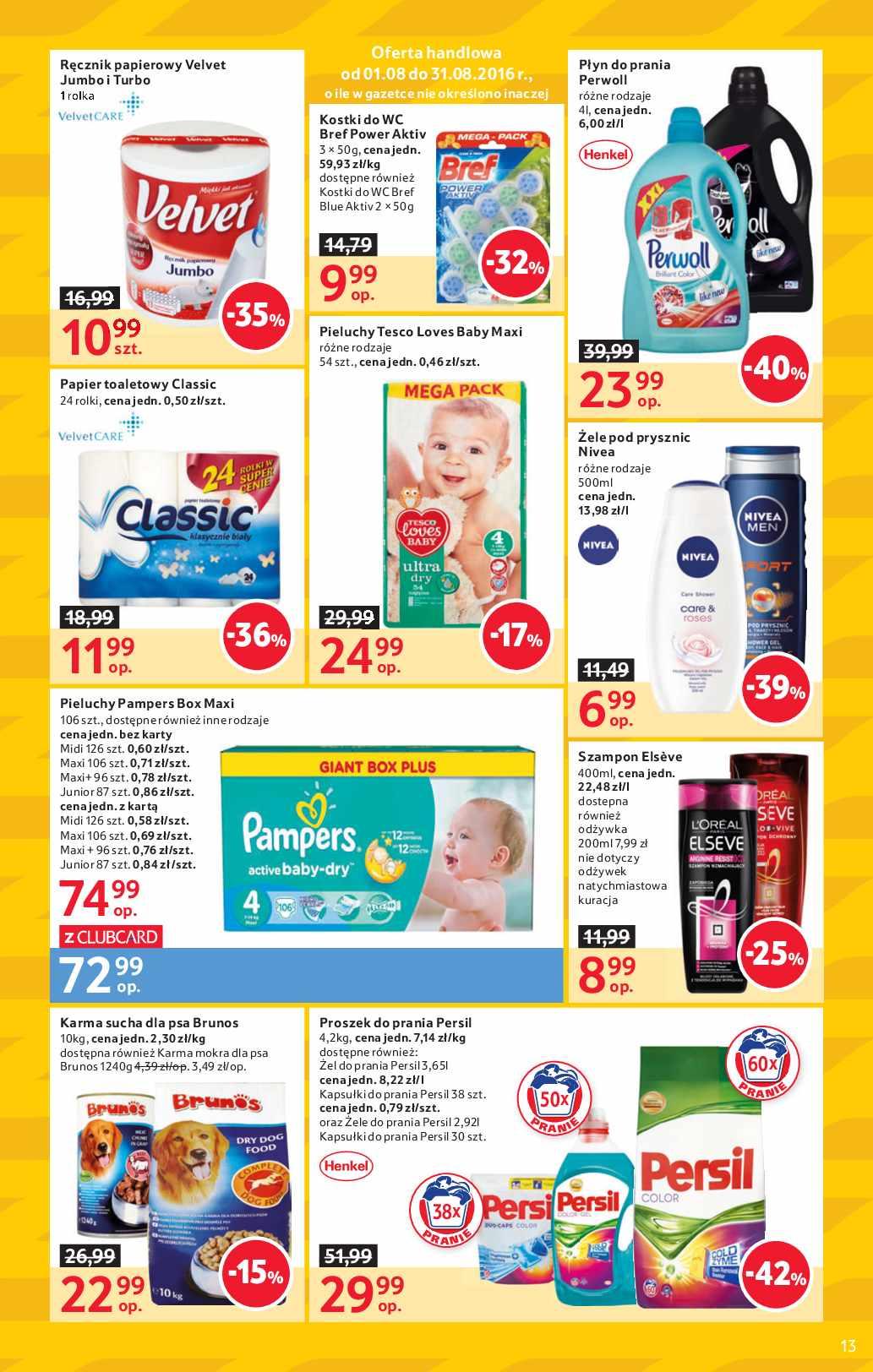 Gazetka promocyjna Tesco do 10/08/2016 str.13