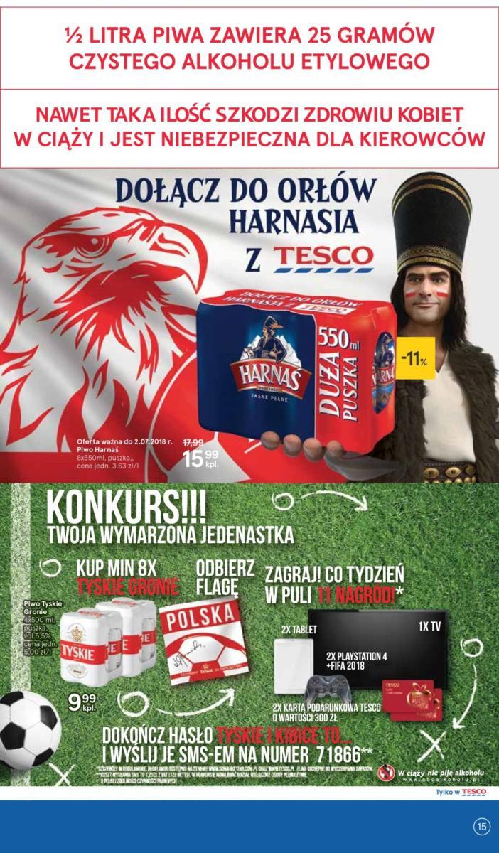 Gazetka promocyjna Tesco do 04/07/2018 str.15