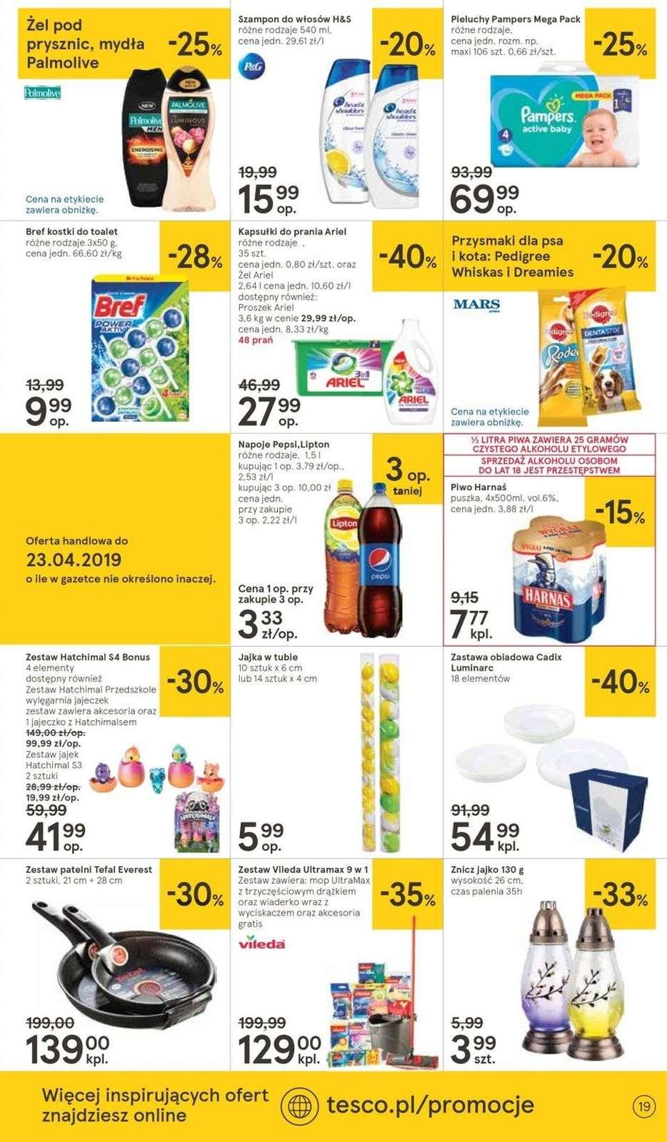 Gazetka promocyjna Tesco do 20/04/2019 str.19