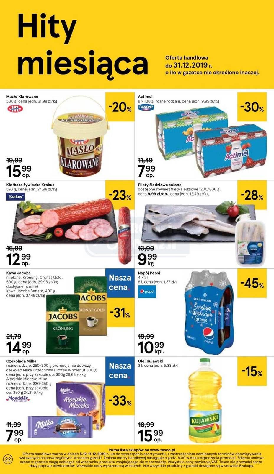 Gazetka promocyjna Tesco do 11/12/2019 str.22