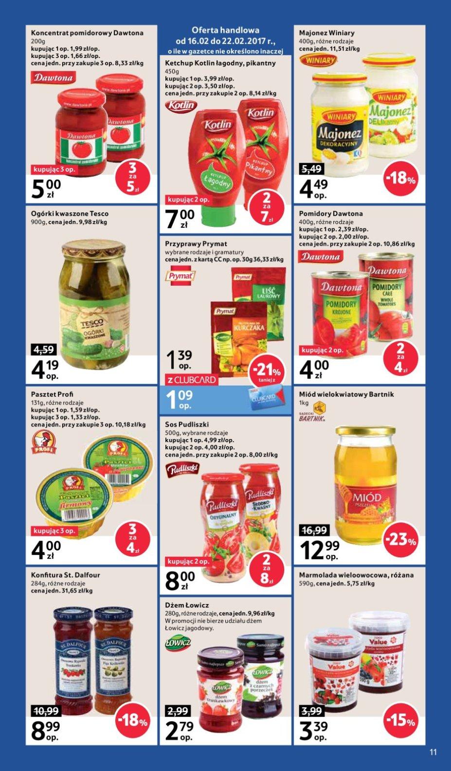 Gazetka promocyjna Tesco do 22/02/2017 str.11