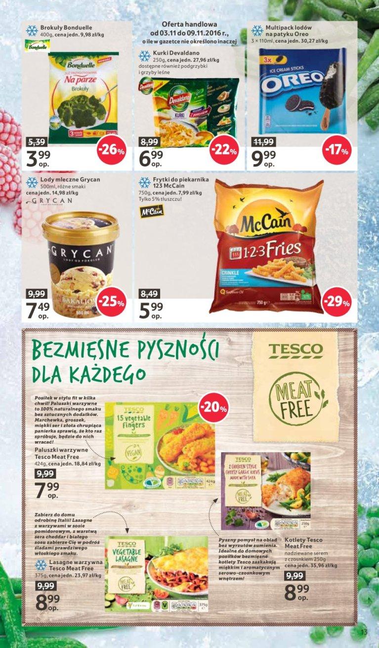 Gazetka promocyjna Tesco do 09/11/2016 str.13