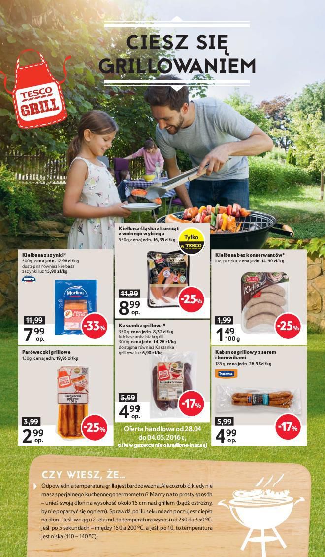 Gazetka promocyjna Tesco do 04/05/2016 str.14