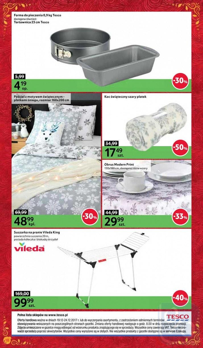 Gazetka promocyjna Tesco do 24/12/2017 str.18