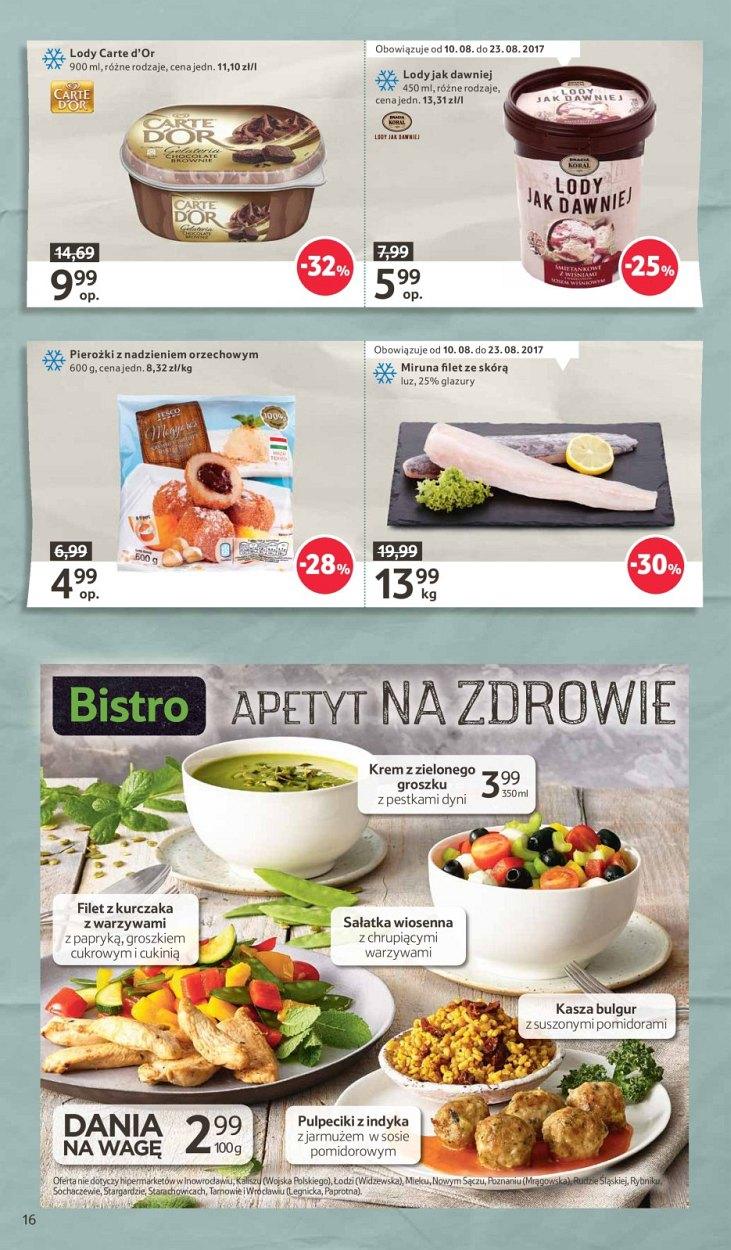 Gazetka promocyjna Tesco do 16/08/2017 str.16