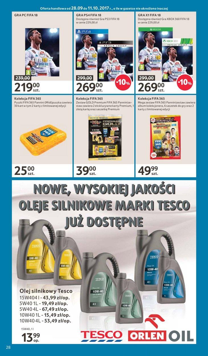 Gazetka promocyjna Tesco do 04/10/2017 str.28