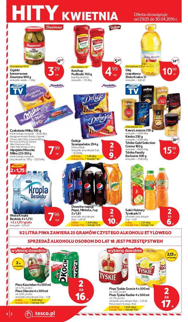 Gazetka promocyjna Tesco do 06/04/2016 str.4