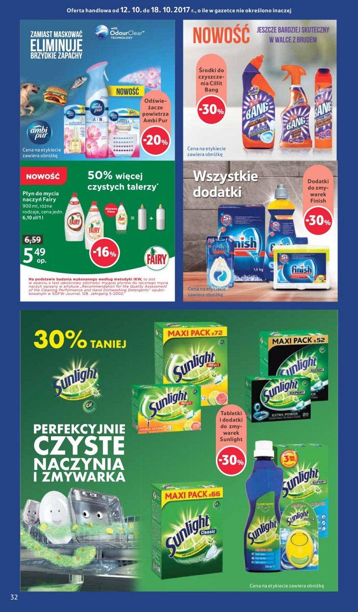 Gazetka promocyjna Tesco do 18/10/2017 str.32