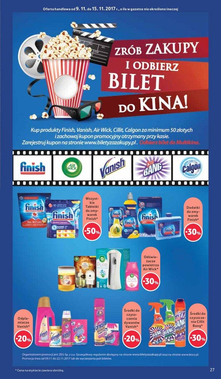 Gazetka promocyjna Tesco do 15/11/2017 str.27