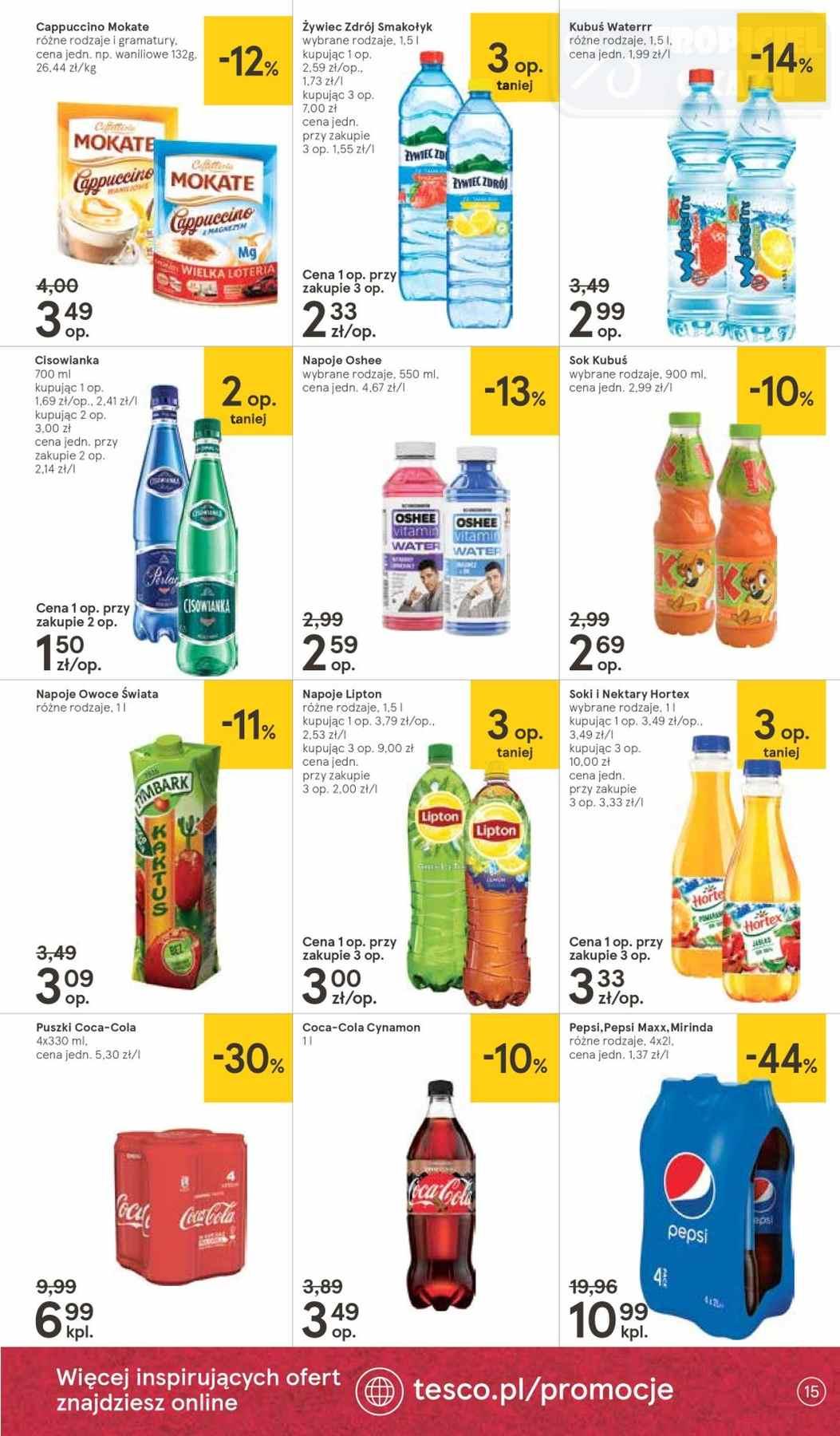 Gazetka promocyjna Tesco do 24/12/2018 str.15