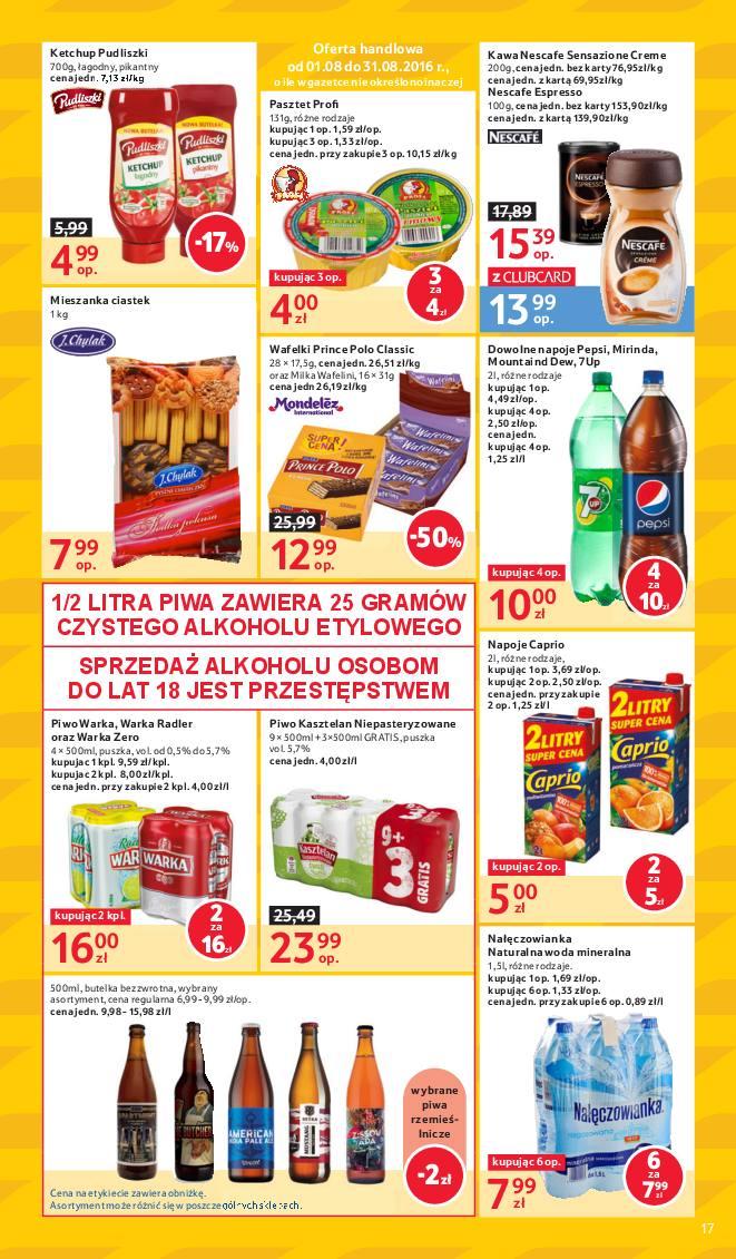 Gazetka promocyjna Tesco do 24/08/2016 str.17