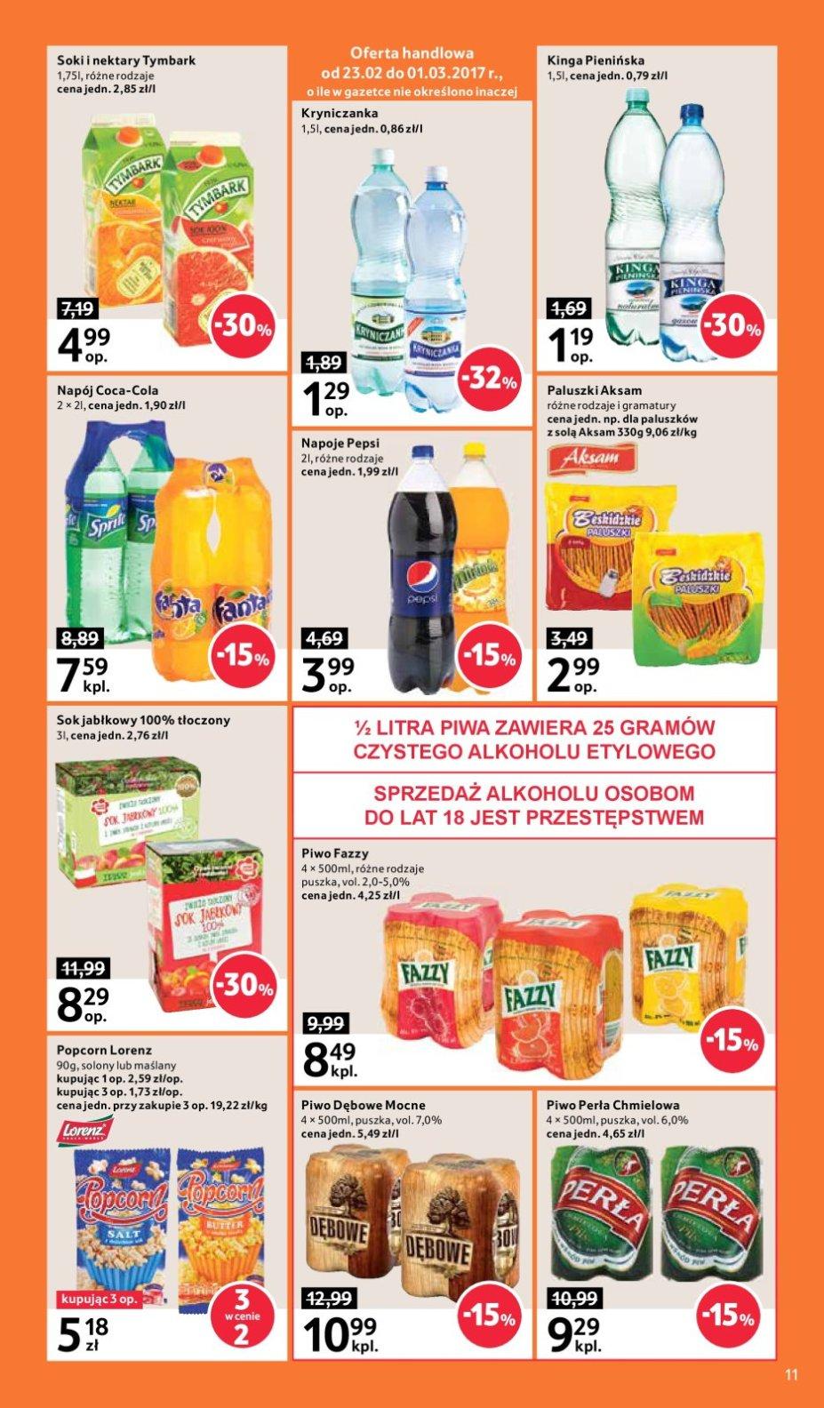 Gazetka promocyjna Tesco do 01/03/2017 str.11